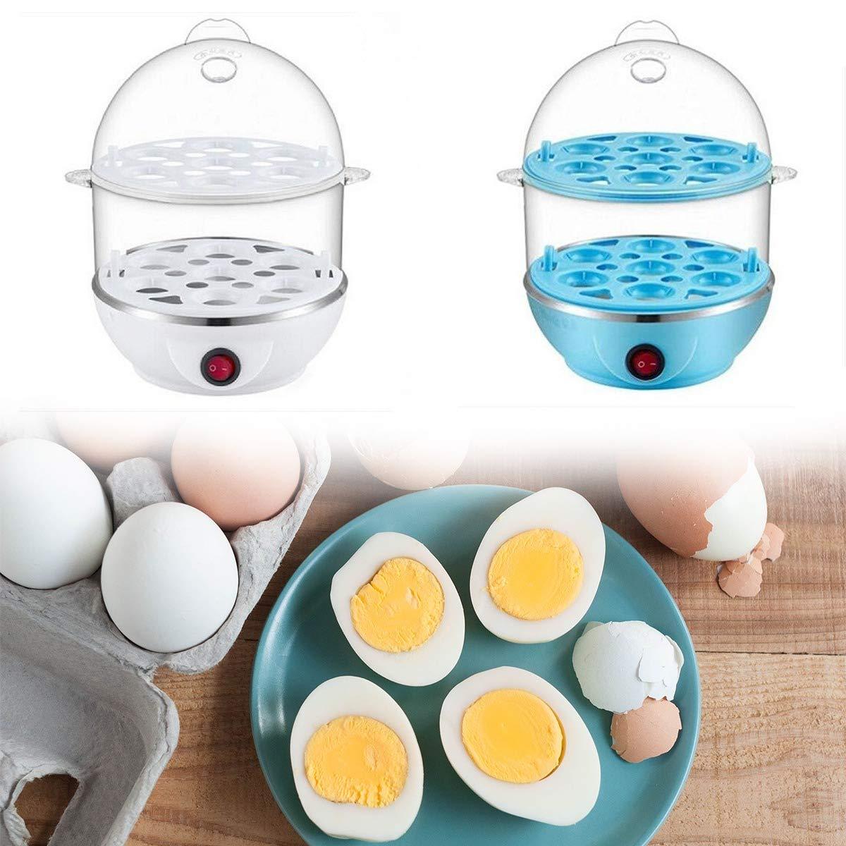 EggMaster Pro 14™ – 2-layer multi-function egg cooker & steamer.
