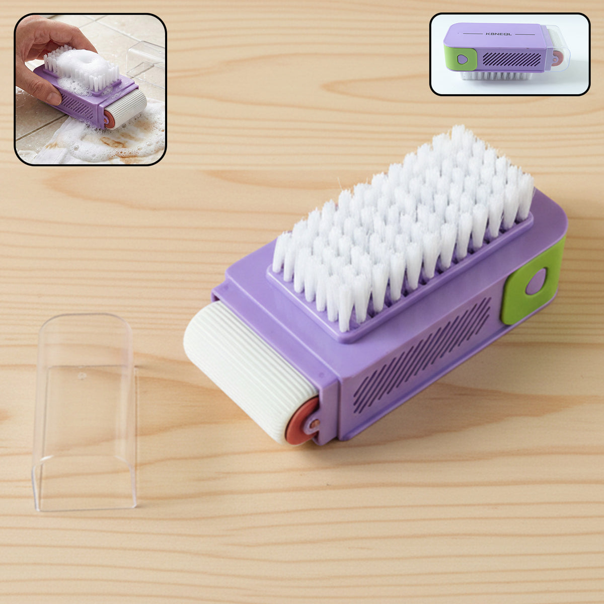 Multi Functional Big Cleaning Brush With Roller And Scrubber (1 Pc)
