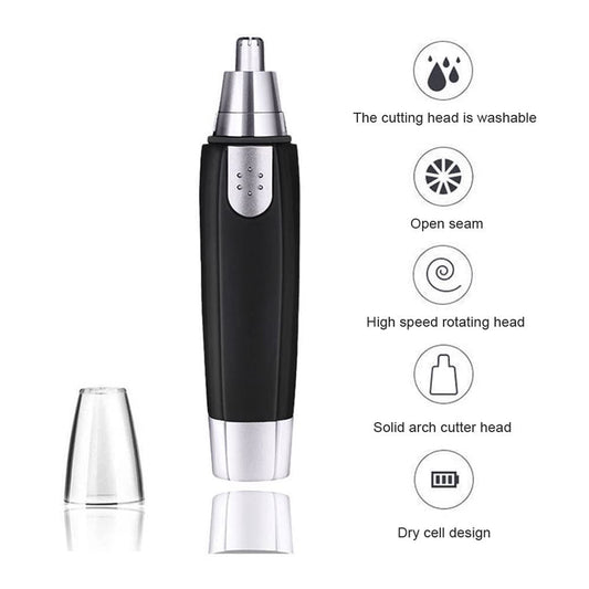 TrimSafe Trimmer™ - Safe & precise nose and ear clipper.