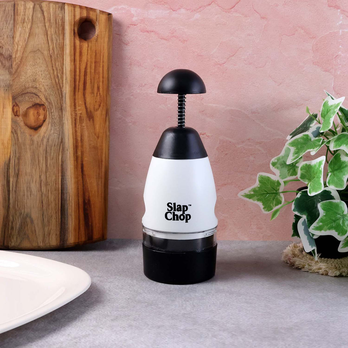 Slap Chop Hand Press Vegetable Fruit Chopper (1 Pc)