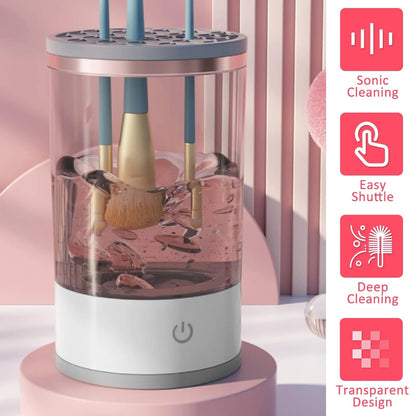 Automatic Makeup Brush Cleaner™ - Fast Electric Brush Washer & Organizer (USB Powered)