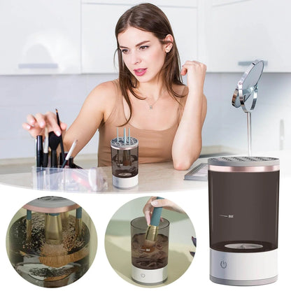 Automatic Makeup Brush Cleaner™ - Fast Electric Brush Washer & Organizer (USB Powered)