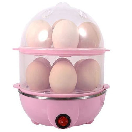 EggMaster Pro 14™ – 2-layer multi-function egg cooker & steamer.