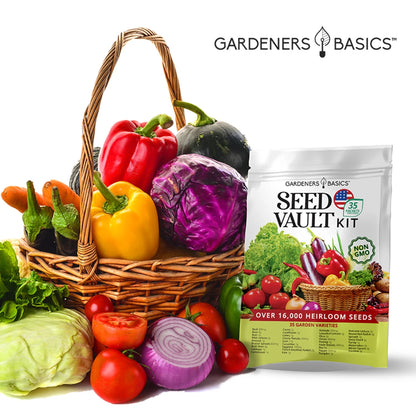 35 Pack Heirloom Veggie Seed Kit