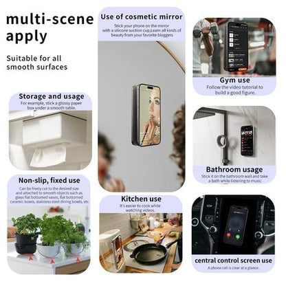 GripGo™ – Phone Holder with Suction Base (1 Pc / Mix Color)