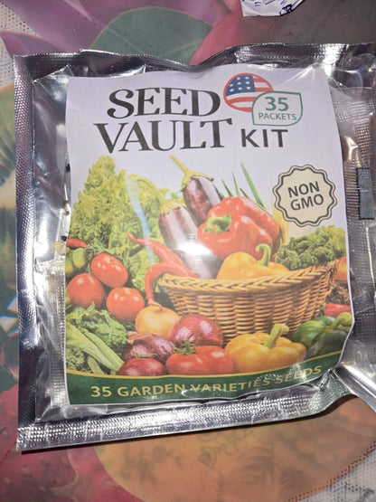 35 Pack Heirloom Veggie Seed Kit