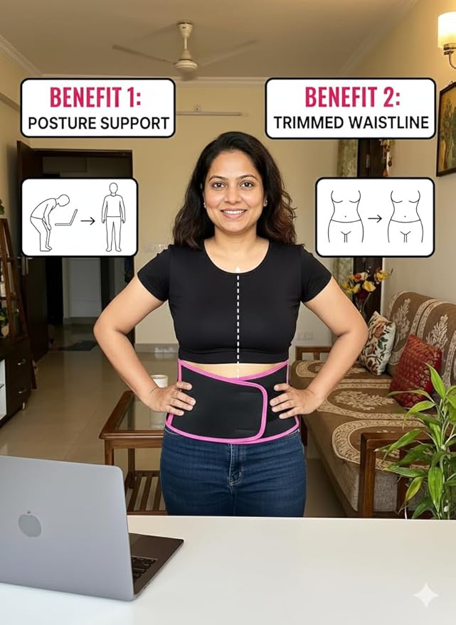 Waist Support Belt Neoprene Ab Belt Trainer (1 Pc)