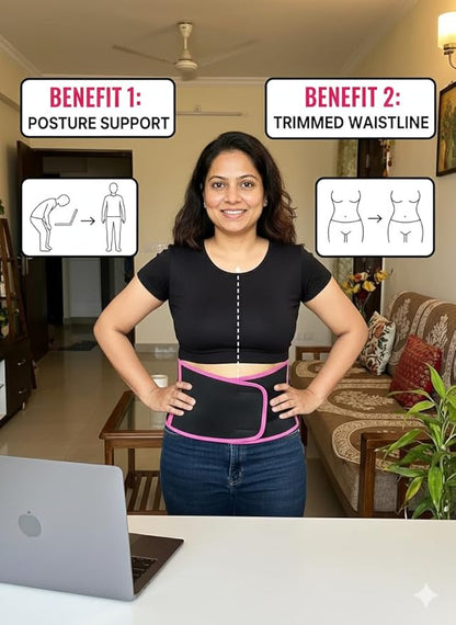 Waist Support Belt Neoprene Ab Belt Trainer (1 Pc)