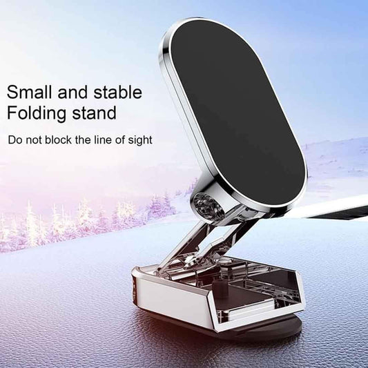 MagniGrip Car Holder™ – 360° rotating magnetic phone mount for cars.