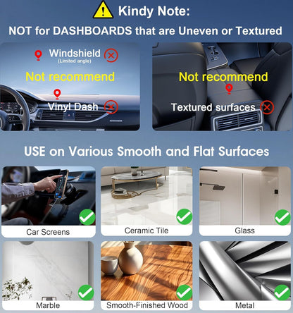 Magnetic Phone Holder with Suction Base