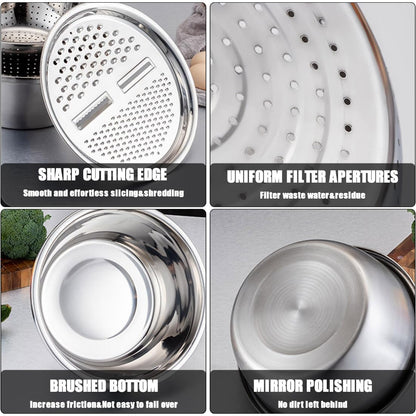 SliceMate 3-in-1 Grater™ - All-in-one grater for veggies & salads.