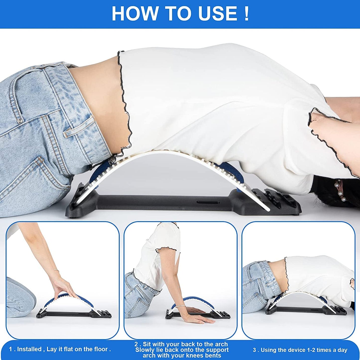 PostureMate Spine Stretcher™ – Corrects posture & eases lower back tension.