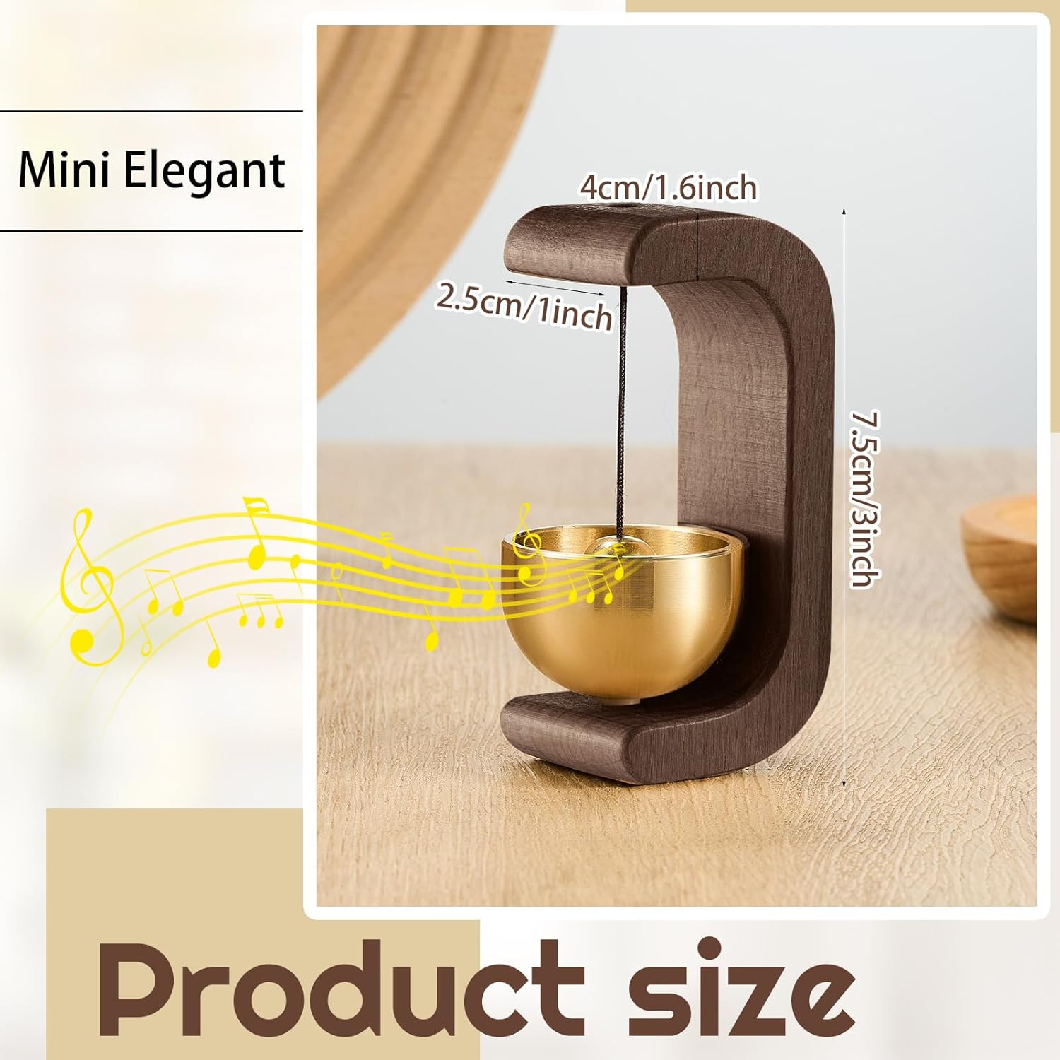 Premium Adhesive Japanese-style Door Bell (1 Pc)