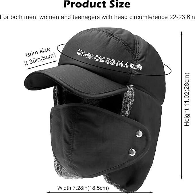 ThermaFlex™ 3-in-1 Winter Mask & Cap Combo