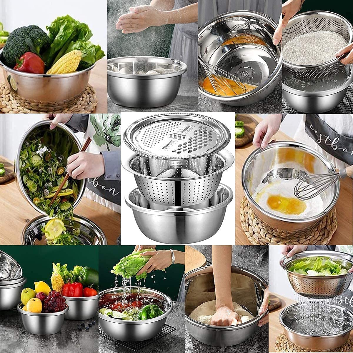 SliceMate 3-in-1 Grater™ - All-in-one grater for veggies & salads.