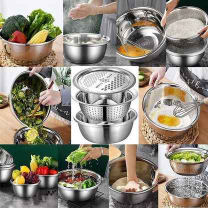 SliceMate 3-in-1 Grater™ - All-in-one grater for veggies & salads.