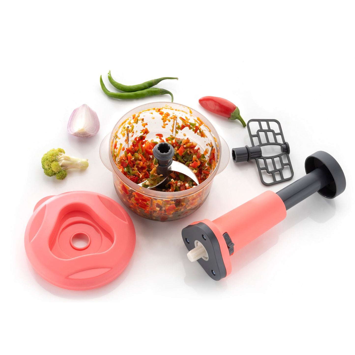 ChopMate™ – 2-in-1 Manual Food Chopper