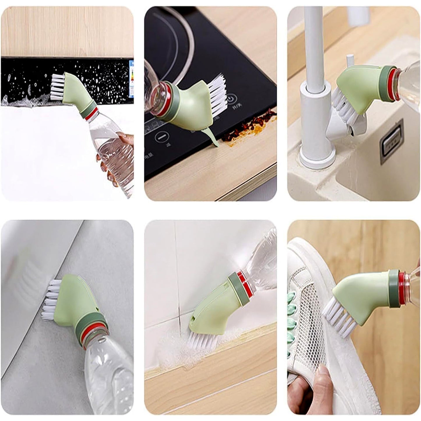 ScrubMate Bottle Brush™ – Cleaning brush with built-in scraper for bottles.