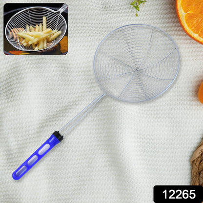 FryMate Steel Strainer™ – Large deep fry strainer for kitchen use.