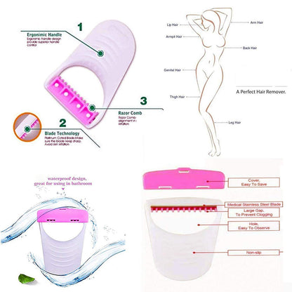 GlamShave™ – 6-Pc Disposable Razor Set