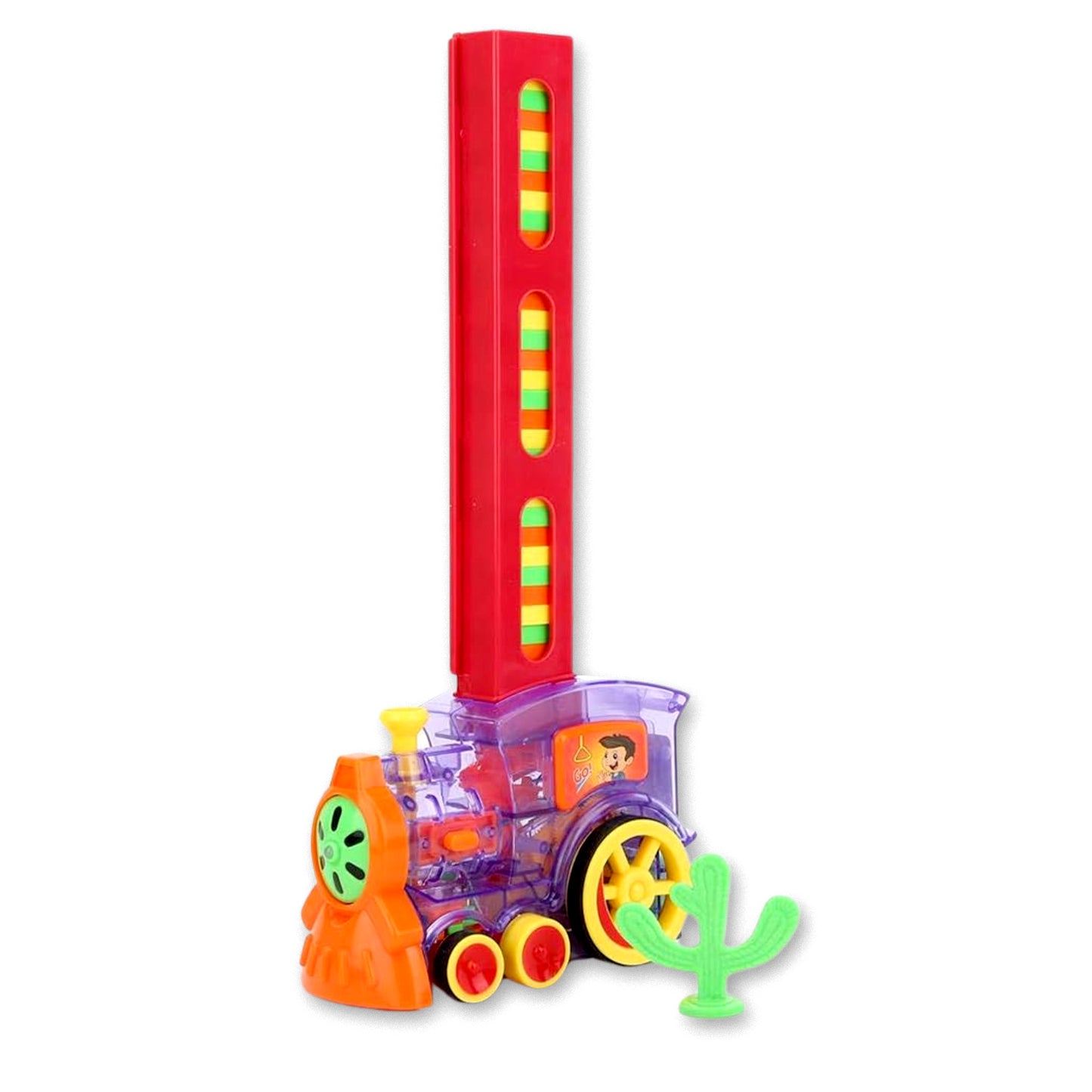 Domino Express Train™ 60 Blocks – Automatic domino-laying train with music & lights.