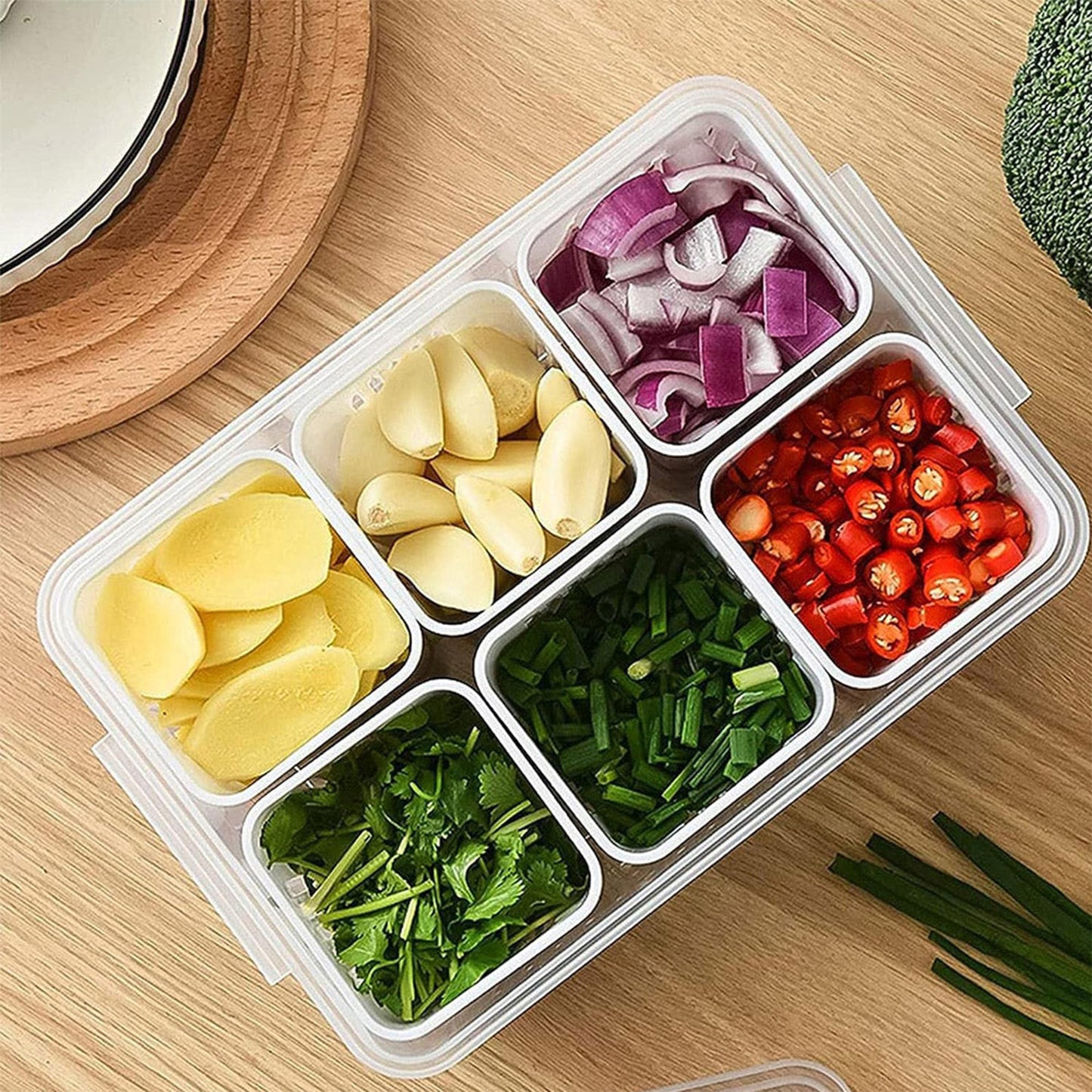 FreshNest Storage Box™ – Kitchen refrigerator box for organized food storage.