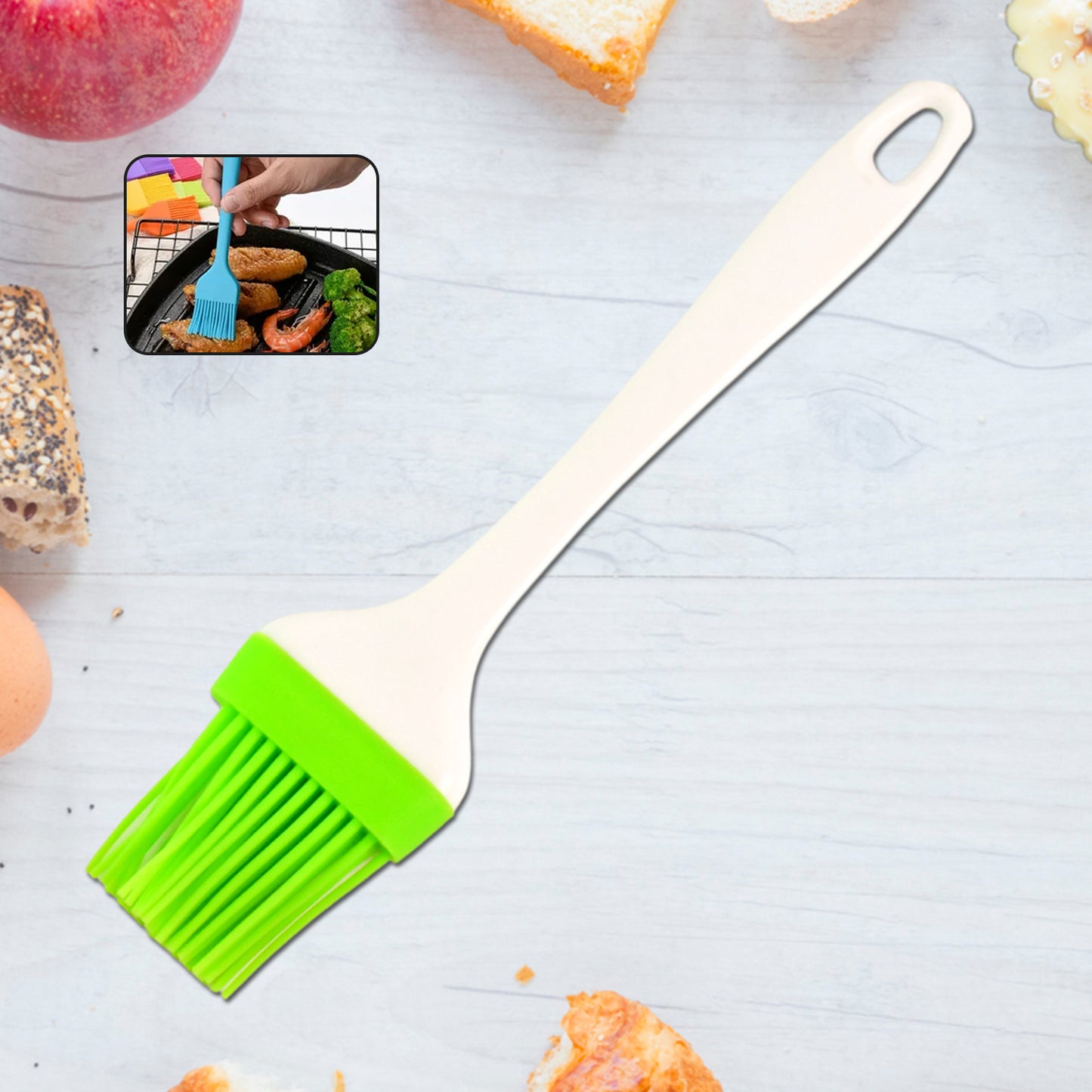CookEase Silicone Spatula Brush™ – Multi-use oil & butter spreading brush.