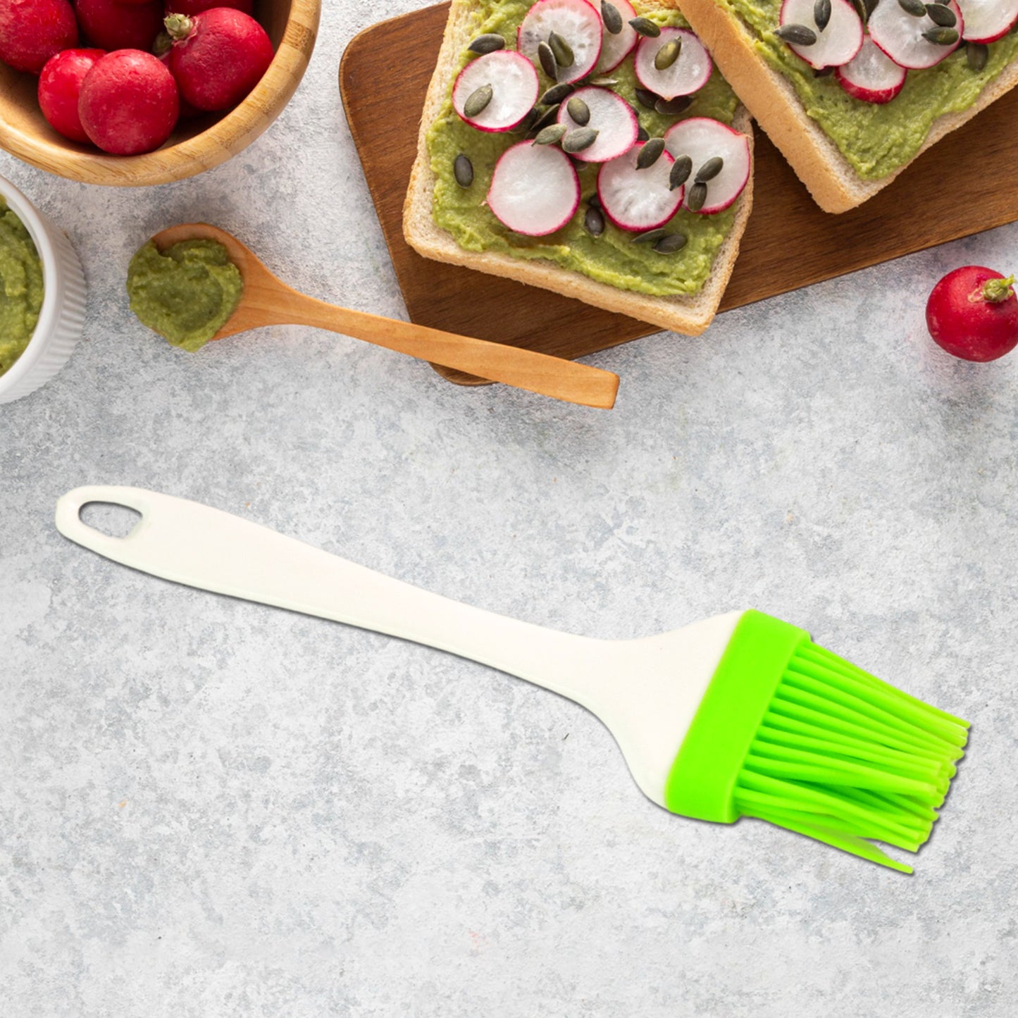 CookEase Silicone Spatula Brush™ – Multi-use oil & butter spreading brush.