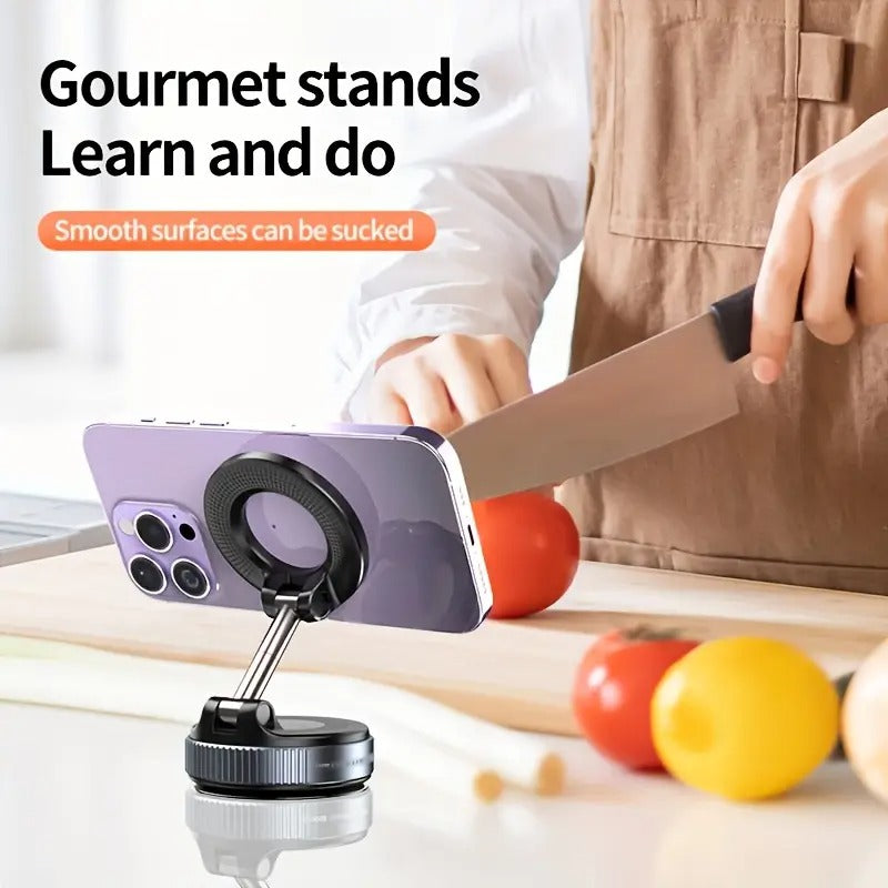 GripVac™ – Magnetic Suction Phone Mount