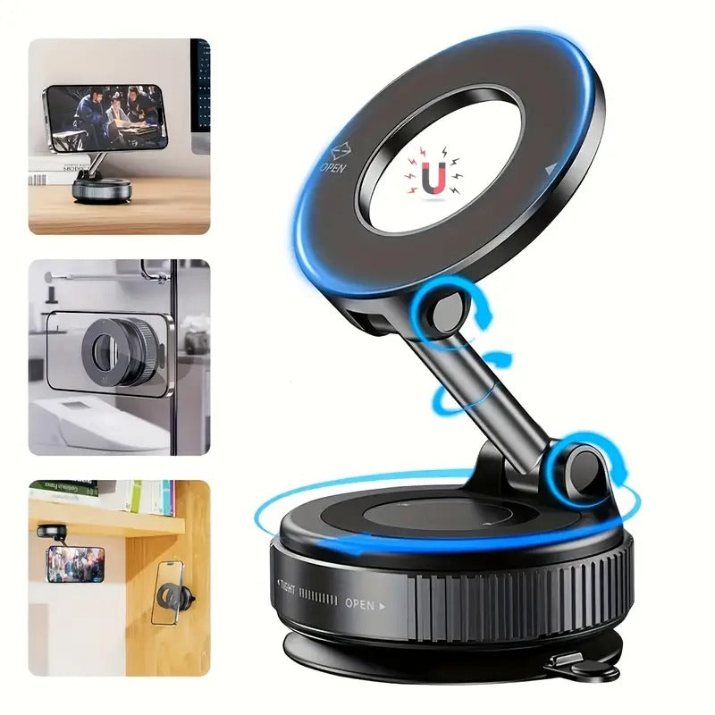 GripVac™ – Magnetic Suction Phone Mount