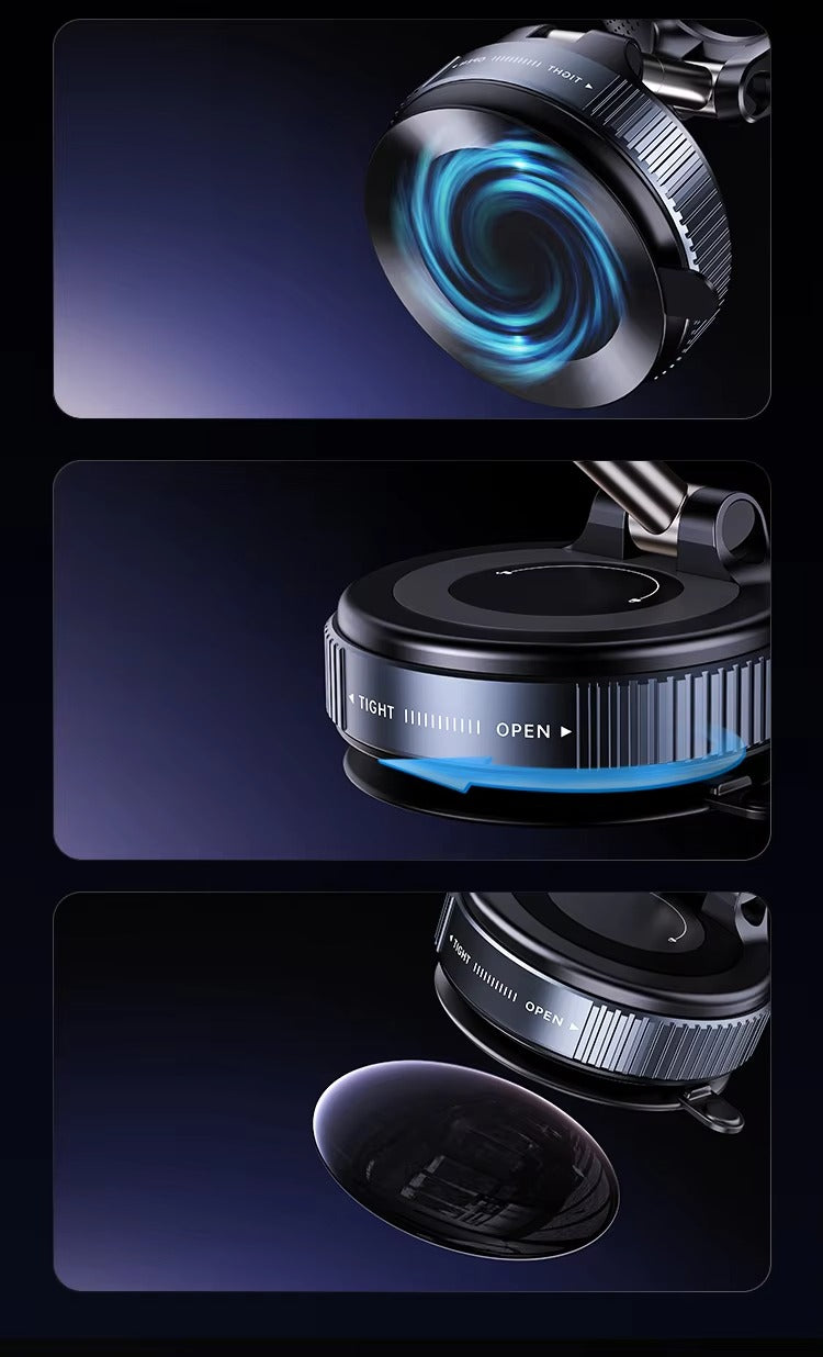 GripVac™ – Magnetic Suction Phone Mount