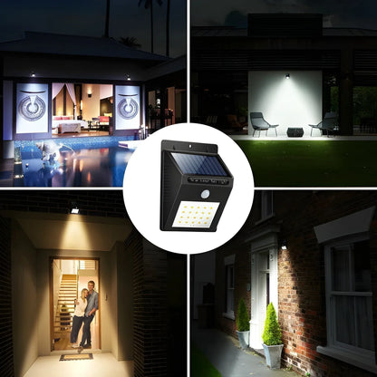 NightBeam™ – Solar-Powered Wall Light