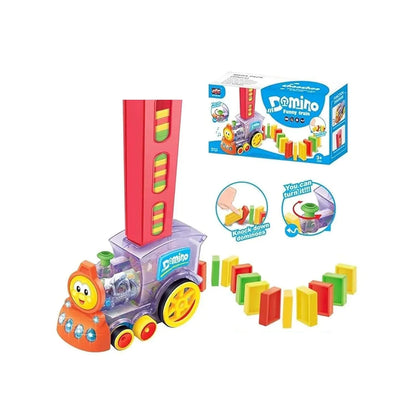 Domino Express Train™ 60 Blocks – Automatic domino-laying train with music & lights.