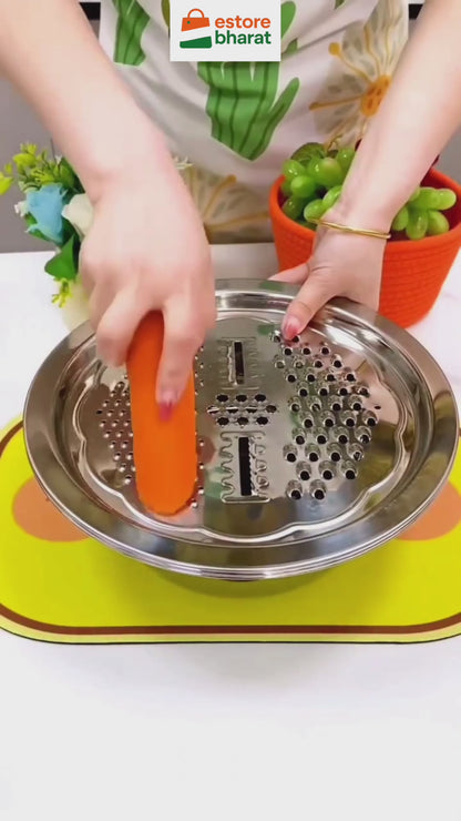SliceMate 3-in-1 Grater™ - All-in-one grater for veggies & salads.