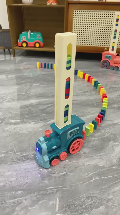 Domino Express Train™ 60 Blocks – Automatic domino-laying train with music & lights.