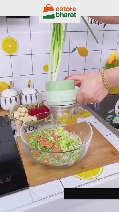 SliceMate™ – 4-in-1 Electric Food Cutter