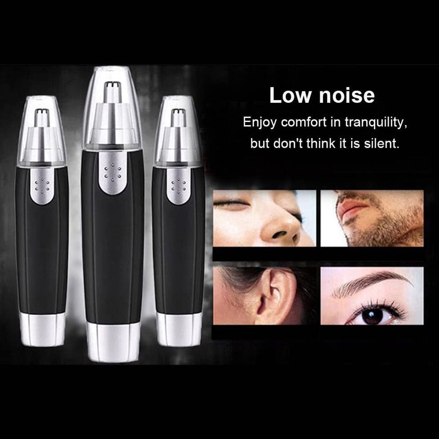 TrimSafe Trimmer™ - Safe & precise nose and ear clipper.