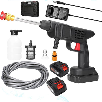 JetWash™ – 48V Portable Car Spray Gun (Double Battrey)