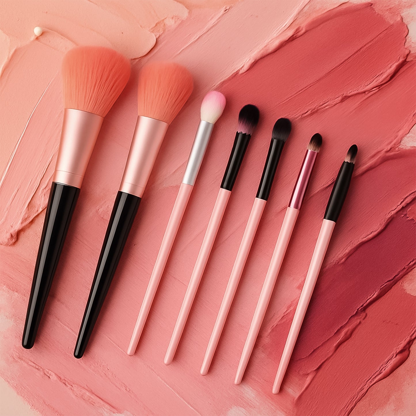 LuxeBlend Brush Kit™ – Professional 7-pc set for smooth blending.