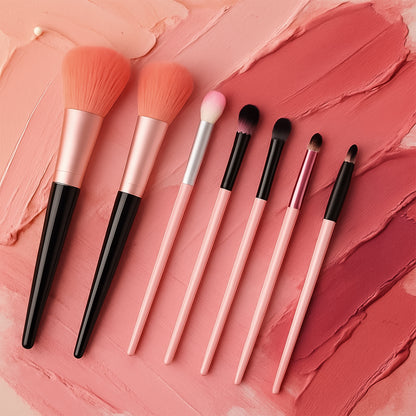 LuxeBlend Brush Kit™ – Professional 7-pc set for smooth blending.