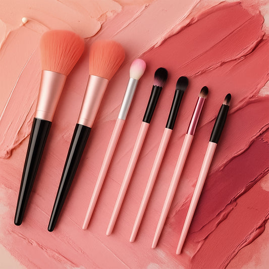 LuxeBlend Brush Kit™ – Professional 7-pc set for smooth blending.