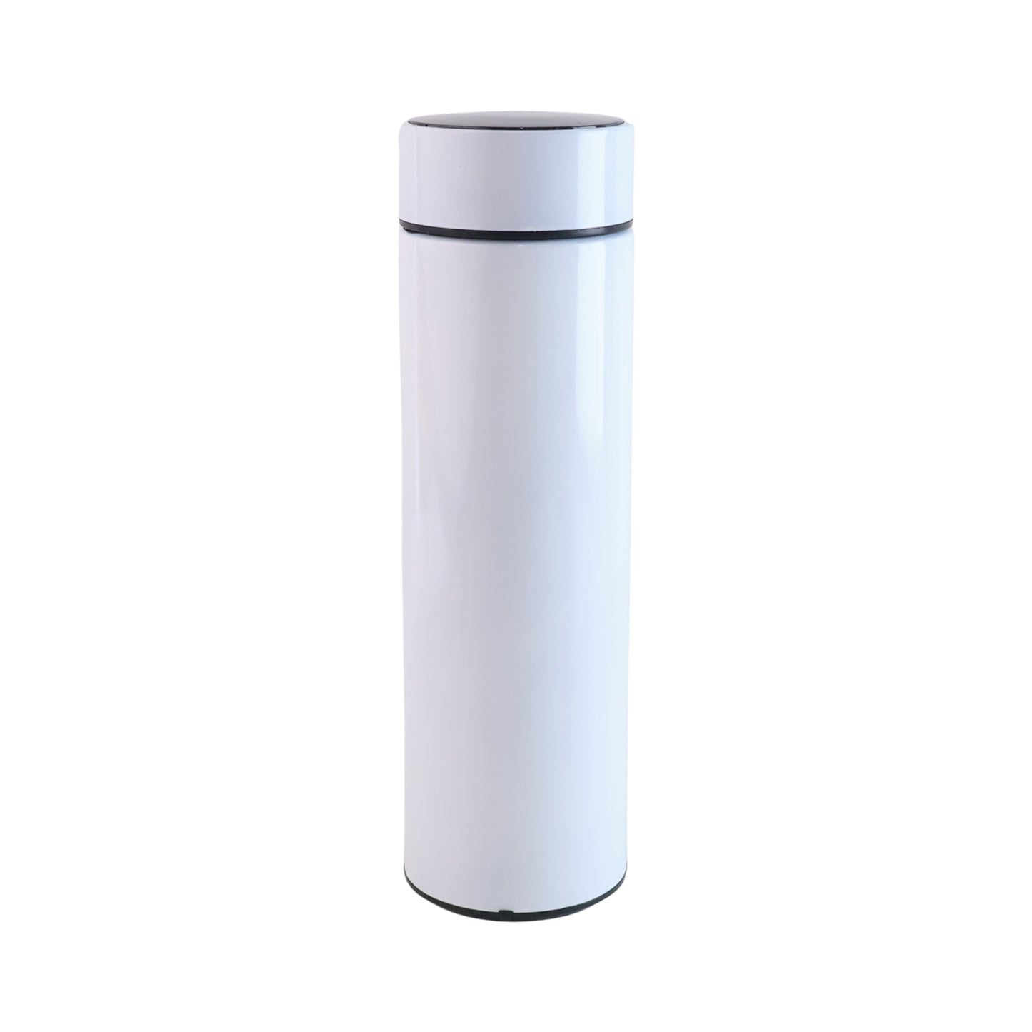 ChillMate Steel Flask™ – White vacuum bottle to keep beverages fresh.