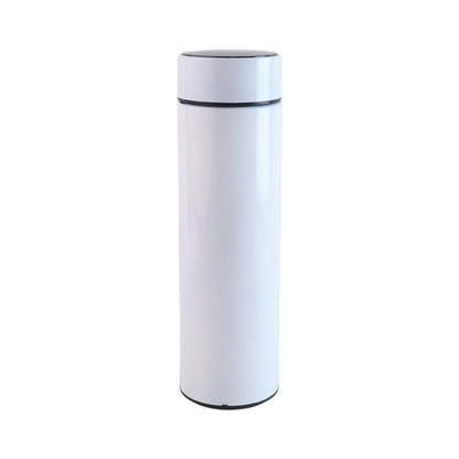 ChillMate Steel Flask™ – White vacuum bottle to keep beverages fresh.